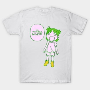 I draw that panel of invincible boots yotsuba / yotsubato T-Shirt